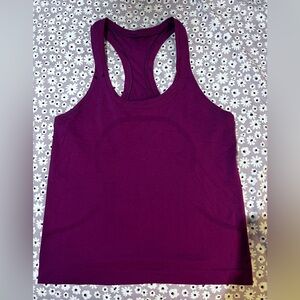 Lululemon plum sports tank top!